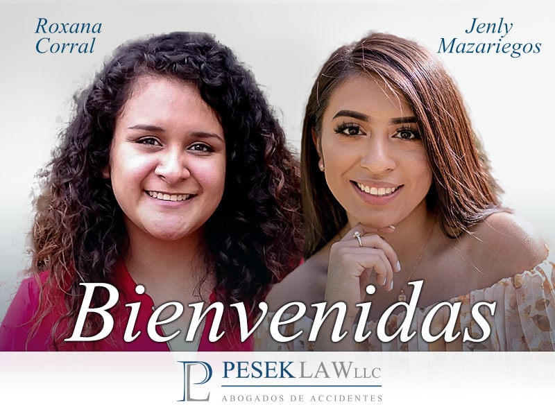 ¡Bienvenidas Jenly y Roxana al equipo Pesek Law!