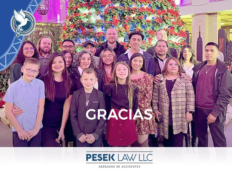 ¡Gracias por confiar en el equipo Pesek Law!